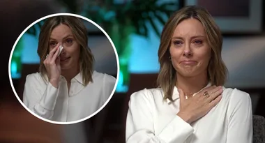 Ally Langdon breaks down in tears during A Current Affair
