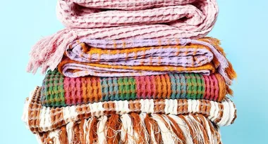 Indulge in these luxuriously plush towels for a spa-like bath time