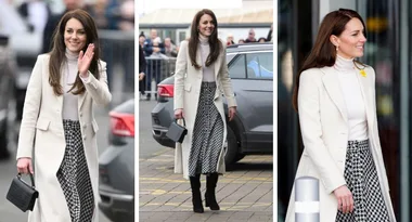 The checkered skirt is back thanks to Princess Kate, and just in time for autumn