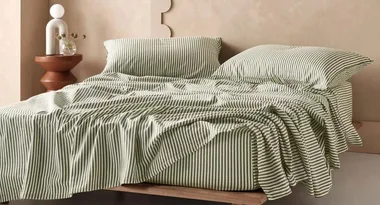 Snuggle up in these cosy cotton sheets this autumn