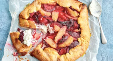 Your new dessert favourite: Rustic apple and plum tart