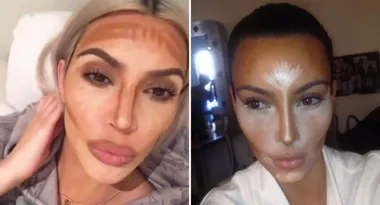 Face-slimming contour hacks