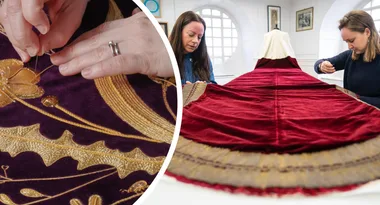 Here’s your first look at King Charles and Queen Camilla’s coronation robes