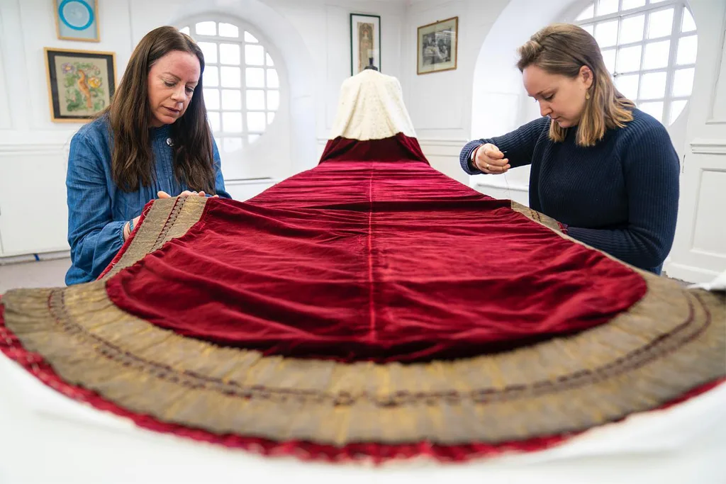 charles coronation robe