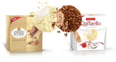 Ferrero Rocher and Raffaello release ice cream flavours