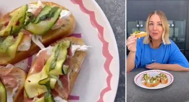 Jules Sebastain’s super-easy grilled zucchini and burrata on ciabatta recipe