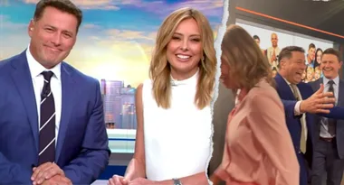 Allison Langdon snubs hug from Karl Stefanovic