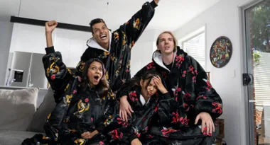 It’s officially footy season so get in the spirit with one of these cosy wearable blankets