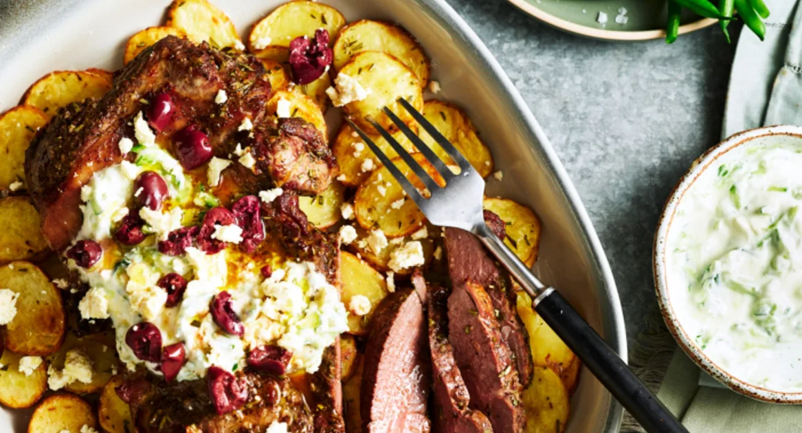 Greek Roast Lamb and Potatoes Recipe | New Idea