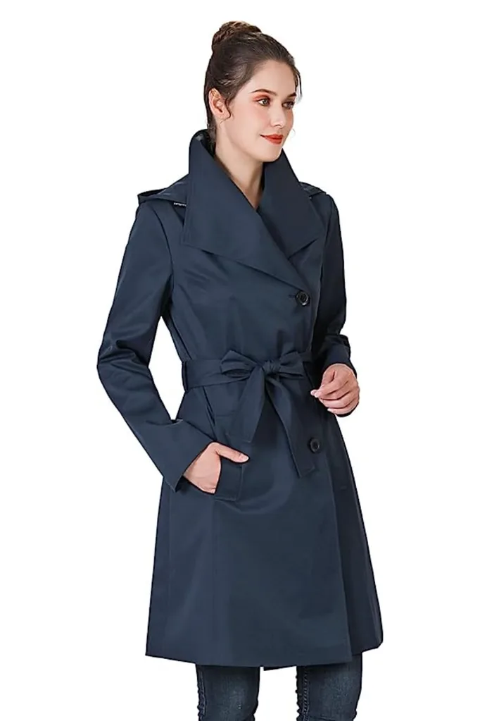 Waterproof Hooded Trench Coat