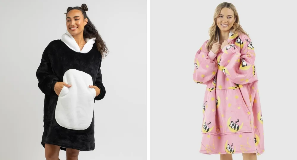 Experience comfort in style with these wonderfully fluffy panda Oodies