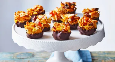 Mini chocolate florentines