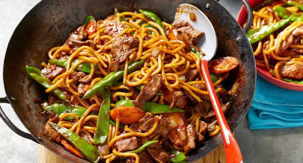 Mongolian Lamb Hokkien Noodles Recipe | New Idea