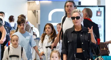 SPOTTED: Fifi Box and boyfriend Rocky Mangano going on a blended family vacation