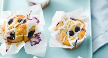 Blueberry and Lemon Poppyseed Muffins