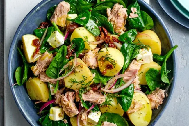 Greek Tuna and Potato Salad.