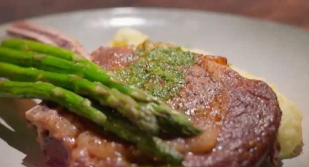 Rib Eye with Salsa Verde and Mash Recipe | New Idea