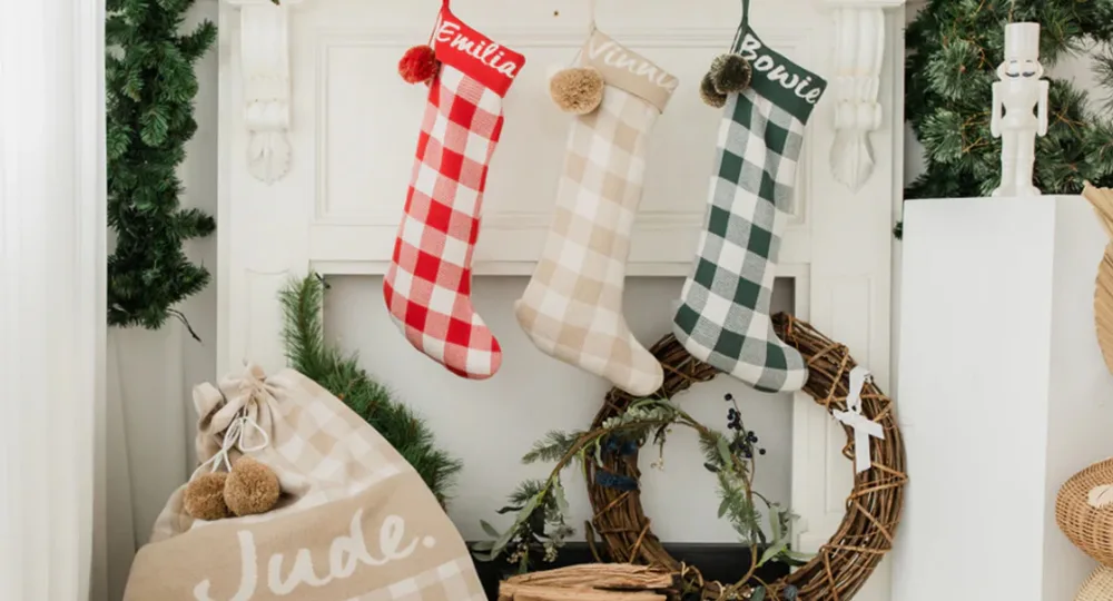 6 personalised Christmas stockings that will steal the show this festive season
