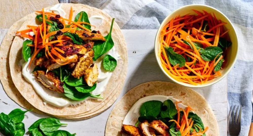 Chicken Tikka Roti Wraps Recipe | New Idea