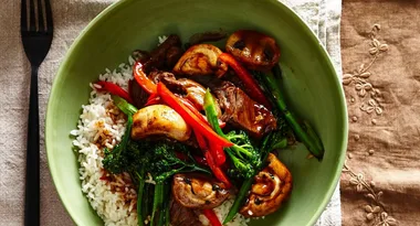 Beef and Mushroom Stir Fry