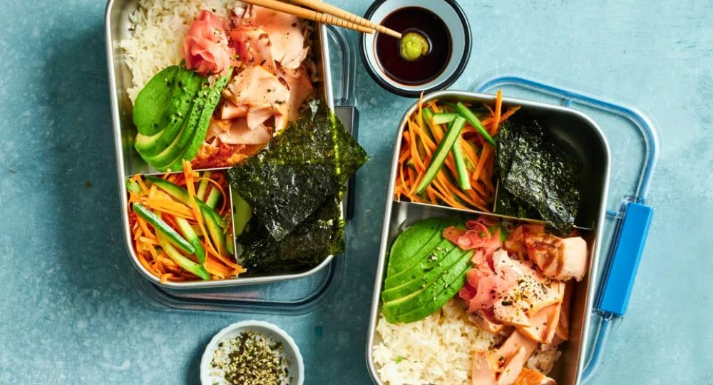 Grilled Salmon Sushi Box Recipe Recipe | New Idea