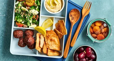 Falafel and Tabouli Bento Box