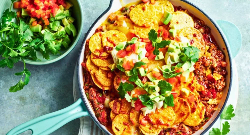 Chilli Con Carne Upside-Down Nachos | New Idea