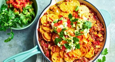 Chilli Con Carne Upside-Down Nachos