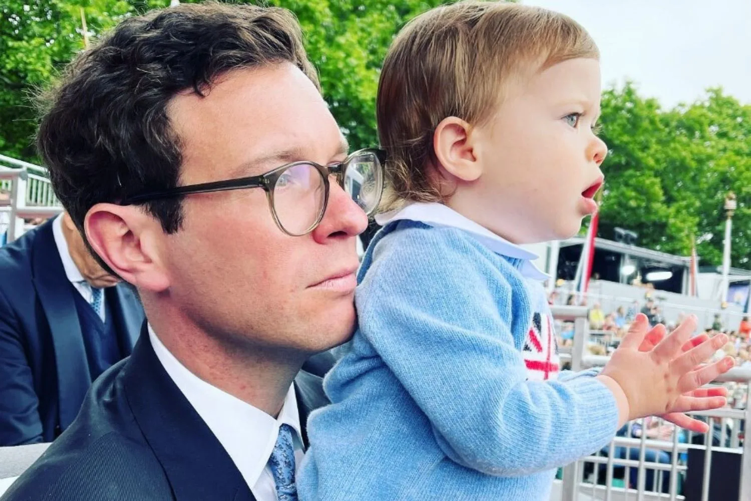 august brooksbank jack brooksbank-father son princess eugenie kids