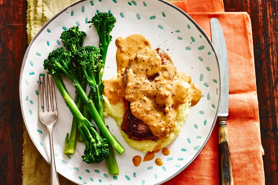 Steak Diane with Creamy Mash recipe Recipe | New Idea