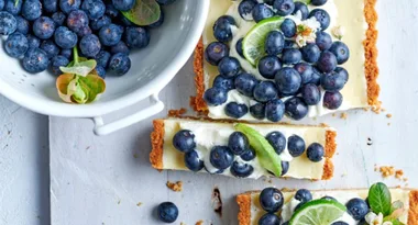 Blueberry Key Lime Tart