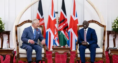 King Charles has arrived in Kenya on his first Commonwealth state visit