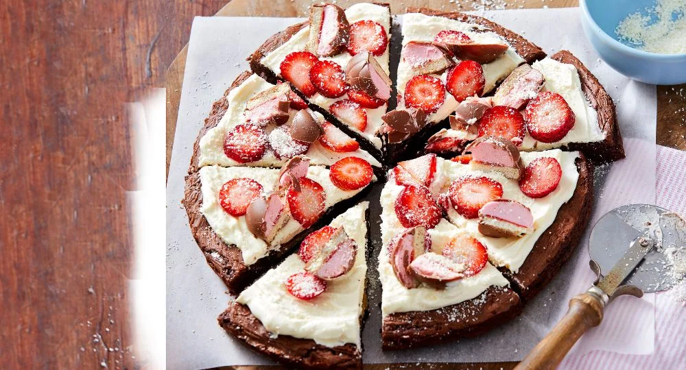 Brownie Marshmallow Pizza