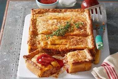 Rich Lamb and Tomato Pie