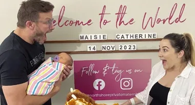 Luke Jacobz and wife Raychel Stuart share the day they took their baby home