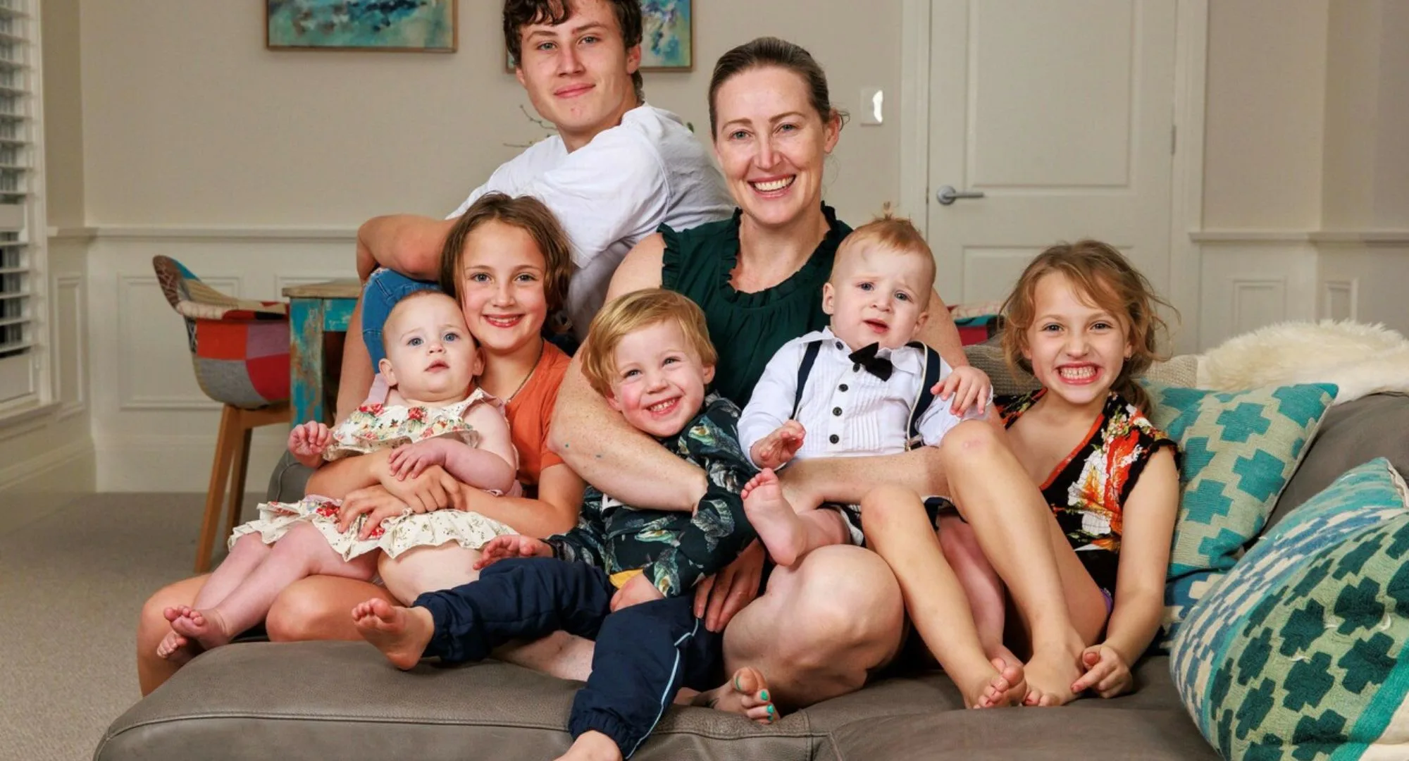 Dr Jana Pitman with her six children