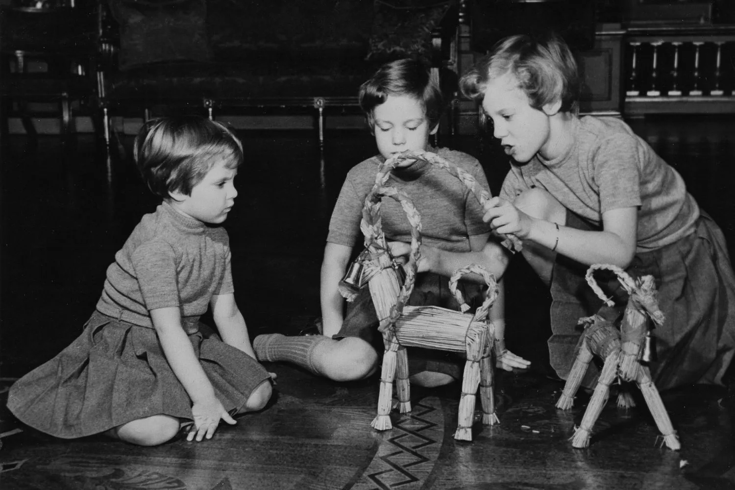 Queen Margrethe sisters young