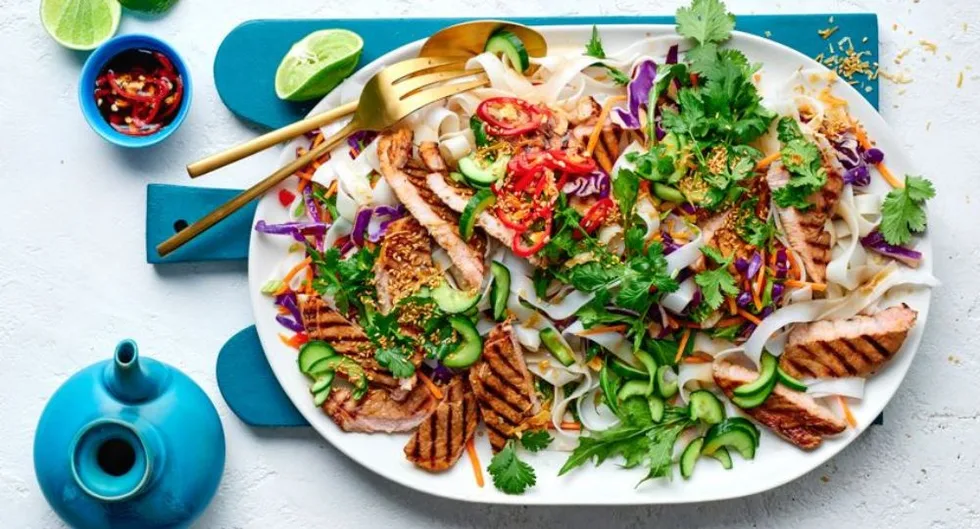 Teriyaki Pork and Noodle Salad