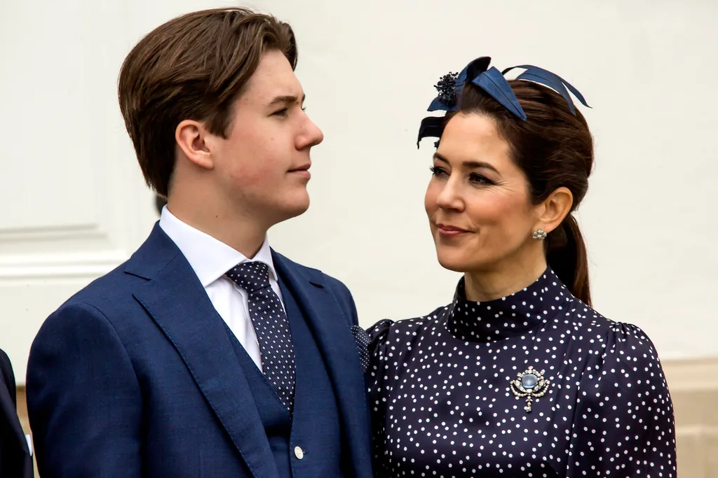 Prince Christian with Princess Mary