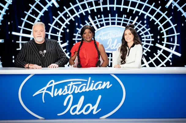 Australian Idol 2024 judges Kyle Sandilands, Marica Hines and Amy Shark.