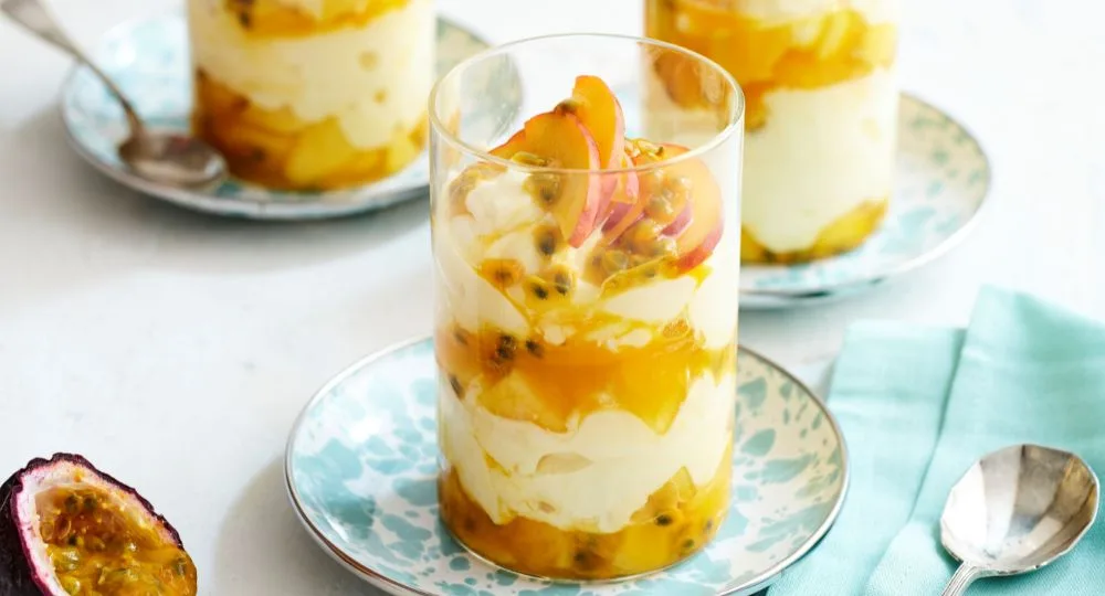 15-minute peach and passionfruit Eton mess Recipe | New Idea