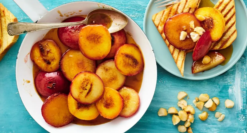 Brioche with maple stone fruits Recipe | New Idea