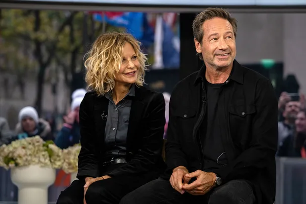Meg Ryan and David Duchovny