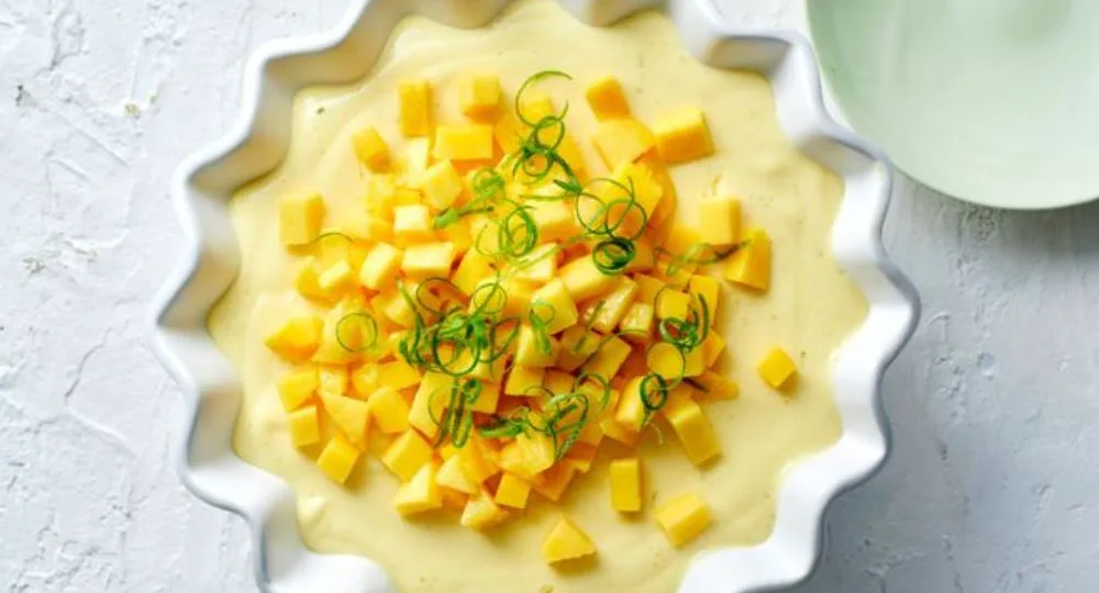 A delightfully different Mango and Lime Yoghurt Mousse recipe Recipe | New Idea