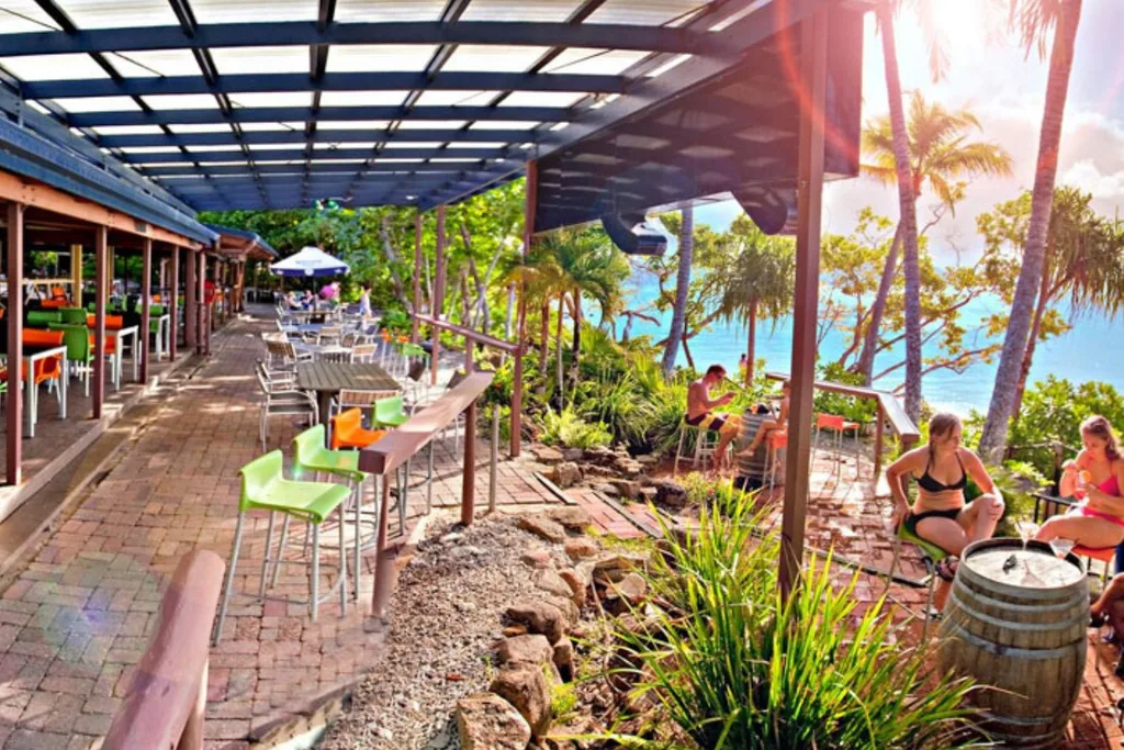 Outdoor area of Foxy's Bar, Fitzroy Island