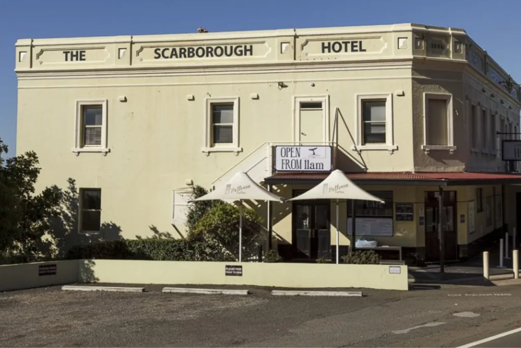 Outdoor view of Scarborough Hotel, Illawarra