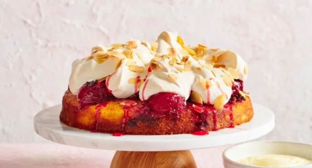 Plum and Almond Louise cake Recipe | New Idea