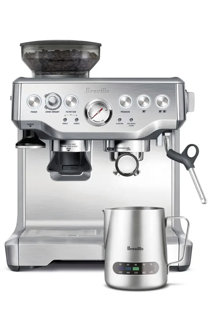 Breville barista express with milk jug thermal