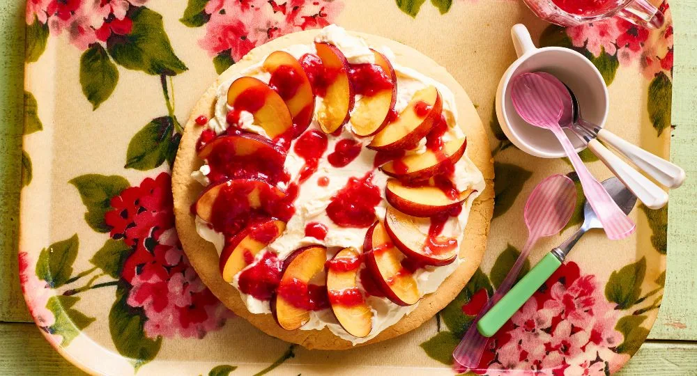 Nectarine and Raspberry Shortcake Recipe Recipe | New Idea