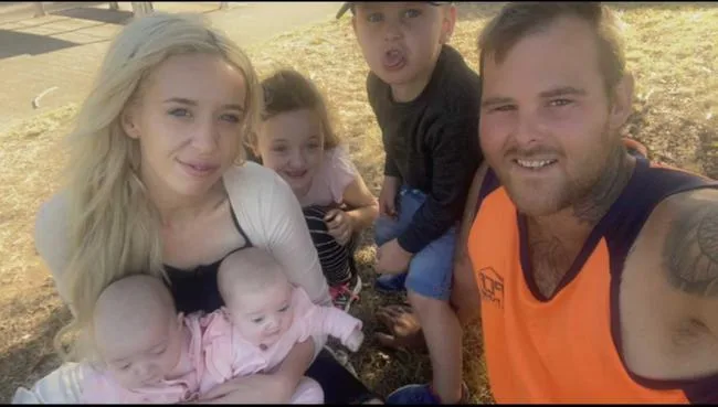 Brooke and her husband and four kids